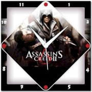WebPlaza Assassins Creed Analog Wall Clock (Multicolor)