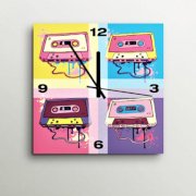 ArtEdge Vintage Records Wall Clock GA420DE76FYHINDFUR