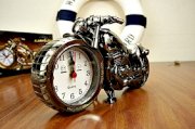 Makerfire Motorcycle Shaped Alarm Clock Cool Model Clock Creative Fashion Gifts