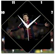  WebPlaza Messi Analog Wall Clock (Multicolor) 