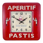 Lascelles Pastis Wall Clock, Red, Dia.31cm