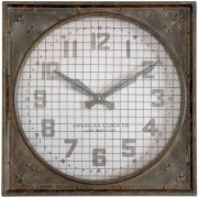 Warehouse Grill Cover Wall Clock - 26W in.  