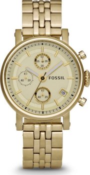 Fossil Unisex Chronograph Gold Tone Watch 38mm  54437