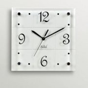 Safal Quartz Contemporary Transparent Square Wall Clock SA553DE58CONINDFUR