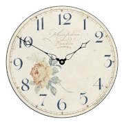 Lascelles Angel Wall Clock, Cream, Dia.36cm