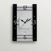 Safal Quartz Vertical Black And White Beauty Wall Clock SA553DE61COKINDFUR