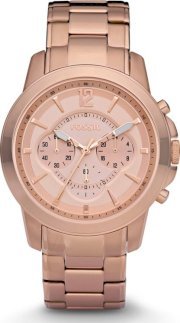 Fossil Analog Pink Dial Watch 44mm 54428