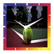  Moneysaver Tennis Ball Analog Wall Clock (Multicolor) 