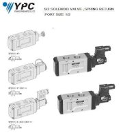 Van khí nén YPC 5 cửa 2 vị trí SF6101 1/2"