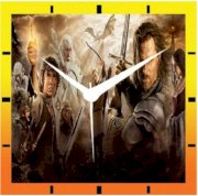  Moneysaver Lord Of The Rings Analog Wall Clock (Multicolour) 