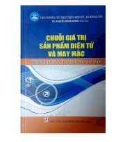 Chuỗi giá trị sản phẩm điện tử và may mặc trên địa bàn Thành phố Hà Nội