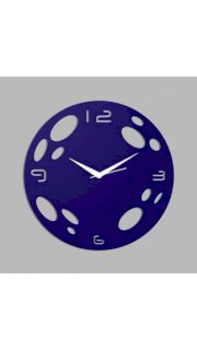 Creative Width Decor Planets Blue Wall Clock