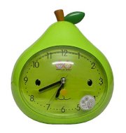 Creative Cartoon Cute Pear Shape Night-Light Alarm Clock Mute Alarm Clock (Green)