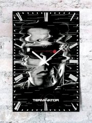 Kwardrobe Terminator Analog Wall Clock (Black)