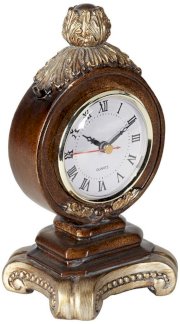 A la Mode Brown Table Clock