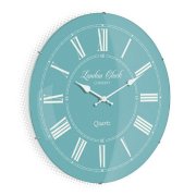 LC Designs UK - EMMA - Teal 42cm Wall Clock