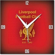  WebPlaza Liverpool Football Club Analog Wall Clock (Multicolor) 