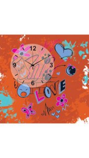 Artjini Time For Love (Size-11X11inches)