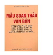 Mẫu soạn thảo văn bản