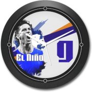 Shop Mantra Fernando Torres Chelseal FC Round Clock Analog Wall Clock (Black)