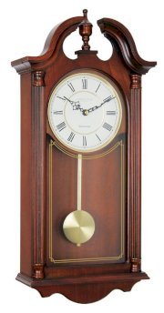 LC Designs UK Traditional Mahogony Pendulum Wall Clock