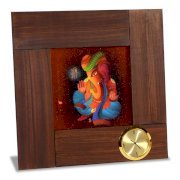 Archies Ganesha Wooden Table Clock