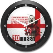 Shop Mantra Wayne Rooney England Football Round Analog Wall Clock (Black)