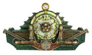 Cool Steampunk Desk Clock Mantle Steam Punk Sci-Fi