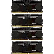 Kingston 16GB 2666 DDR4 CL13 DIMM (Kit of 4) XMP HyperX Predator HX426C13PBK4/16
