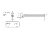 Cán dao tiện trong Marox E10Q-STUPR11-12