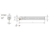 Cán dao tiện trong Marox S20R-STWCR/L11