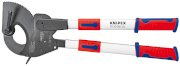 Kìm cắt cáp lớn, siết kiểu bánh cóc, thân điều chỉnh Knipex 95 32 060