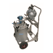 Bơm dầu có màng ngăng Tonson TS-60-6 1inch kèm thùng trộn áp suất và xe đẩy