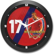 Shop Mantra Alex Sanchez Arsenal Footballer Round Analog Wall Clock (Black)