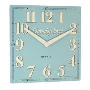 LC Designs UK Retro Carnaby Street Blue Wall Clock 30cm