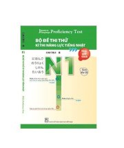 Bộ đề thi thử kì thi năng lực tiếng Nhật (N1)