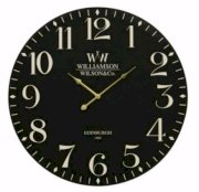 Premier Housewares Classical Wall Clock - Black