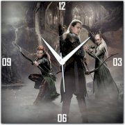  WebPlaza Hobbit The Desolation Of Smaug Legolas Analog Wall Clock (Multicolor) 