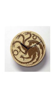 Engrave House Targaryen - Game Of Thrones - Wall Clock