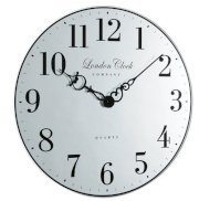 LC Designs UK Simple Mirrored Wall Clock 45.5cm