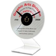 CD Clock Kit with Acrylic Stand (No CD Included)