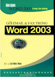 Ứng Dụng Word 2003 Trong Văn Phòng - Gởi Email & Fax Trong Word 2003