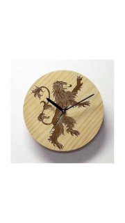 Engrave House Lannister - Game Of Thrones - Wall Clock