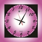 Lycans aNTI 0148 Analog Wall Clock (Purple, White) 