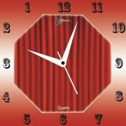  Lycans Anti 0003 Analog Wall Clock (Red) 