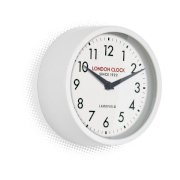 LC Designs UK - HORWICH - White 18cm Wall Clock