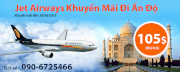 Vé máy bay Jet Airways từ Hồ Chi Minh đi Ấn Độ khứ Hồi