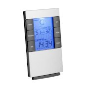 Power Plus Weather Station Lcd Alarm Clock With Humidity Temperature & Backlight - A88