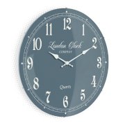 LC Designs UK - EMMA - Grey 42cm Wall Clock