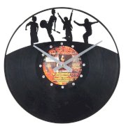 Janya Design Modern Band Vinyl Record Wall Clock
